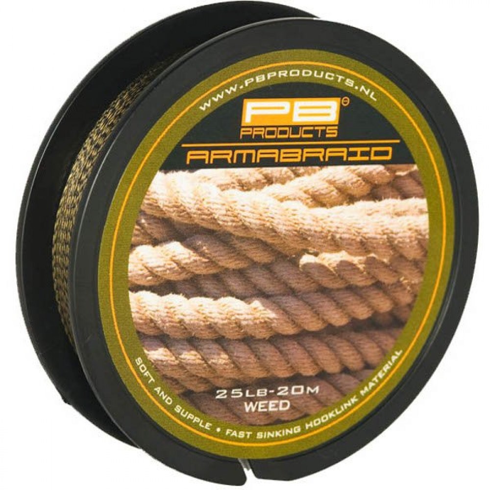 Повідцевий матеріал PB Armabraid Weed 25lb 20m
