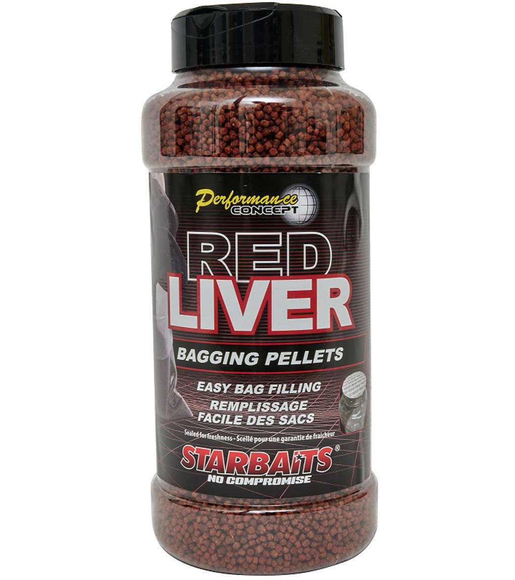 Пелетс, Starbaits Red Liver Bagging Pellets 2 mm 700g