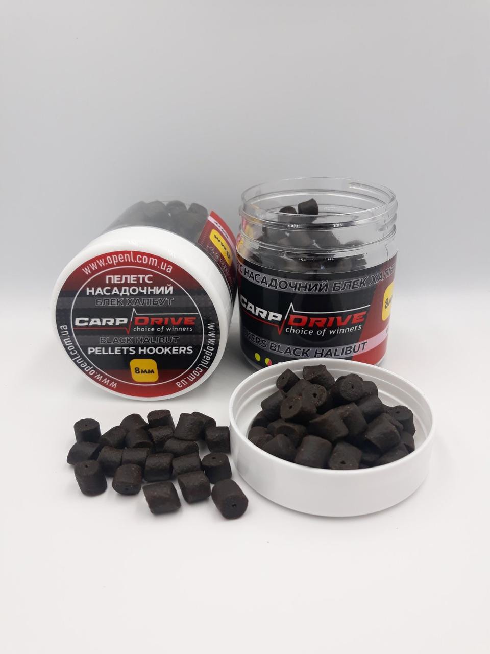 Пеллетс насадковий Black Premium Halibut (преміум класу) 8мм 100гр