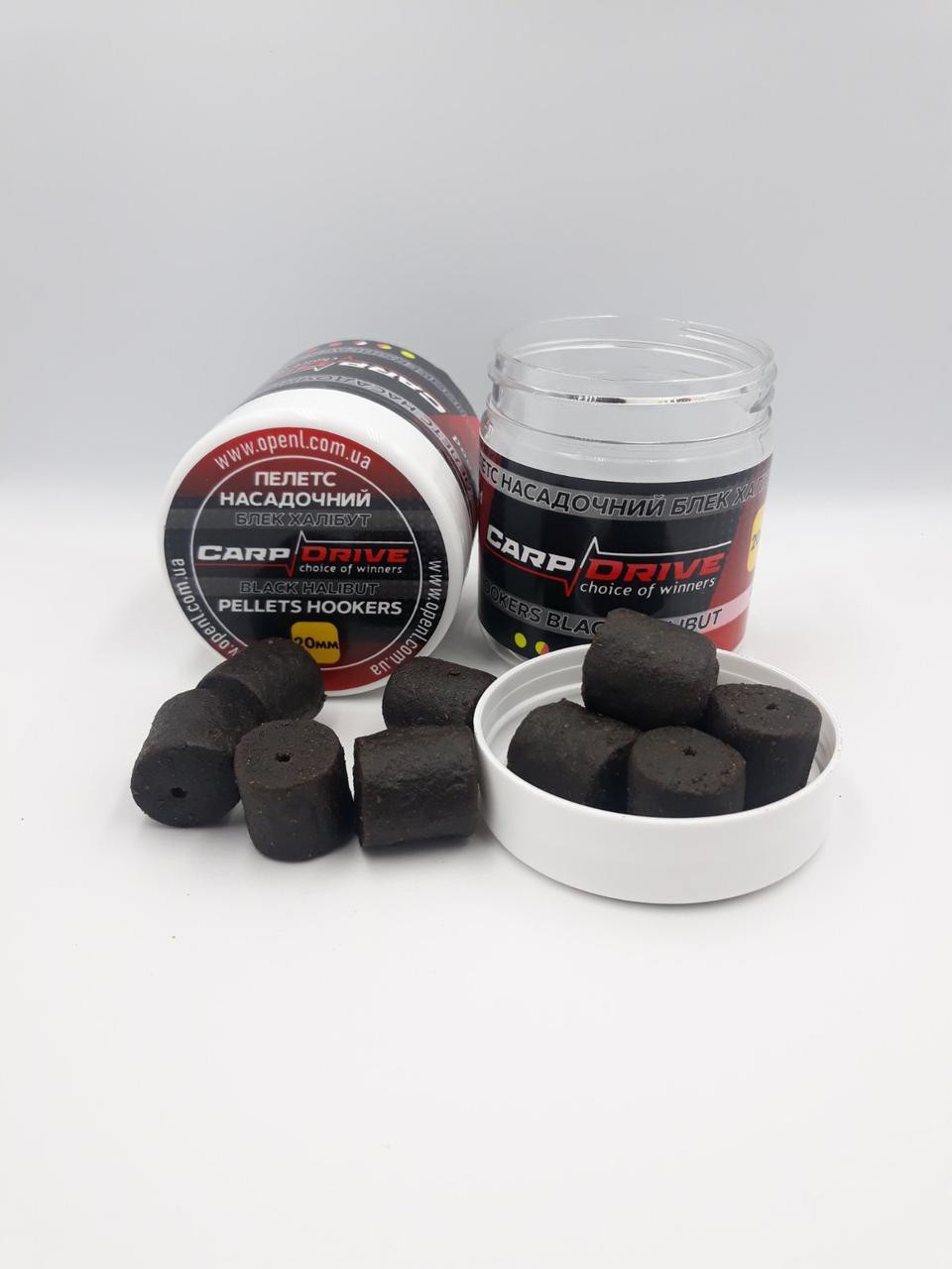 Пеллетс насадковий Black Premium Halibut (преміум класу) 20мм 100гр