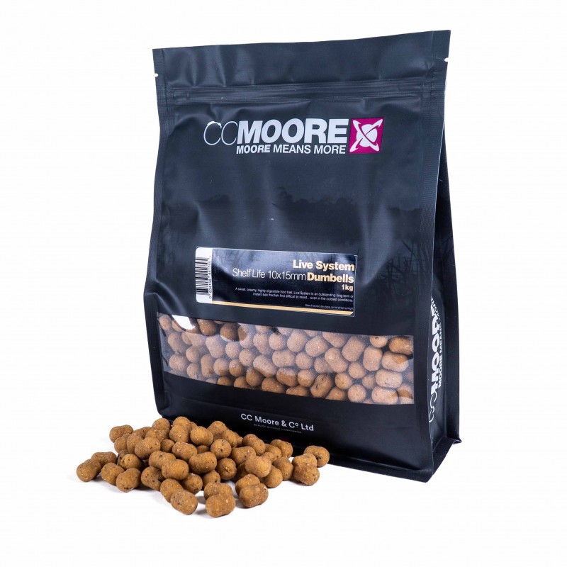 Бойли CC Moore Live System Shelf Life Dumbells 15x18mm 1kg