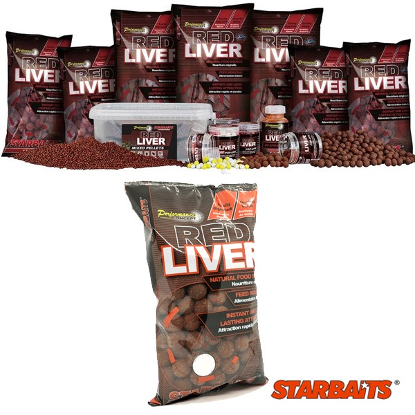 Бойли Starbaits Red Liver 20 mm 1kg