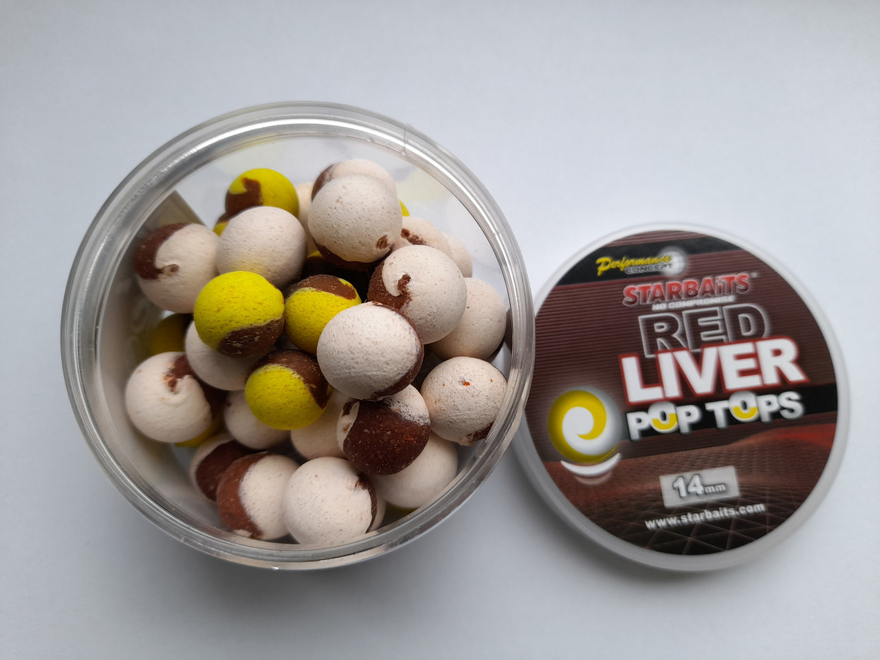 Бойли Pop Tops Starbaits Red Liver, 14 mm 60g