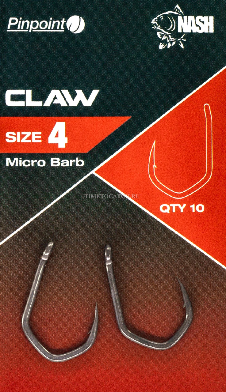 Гачки Nash Pinpoint Claw Hooks, No8