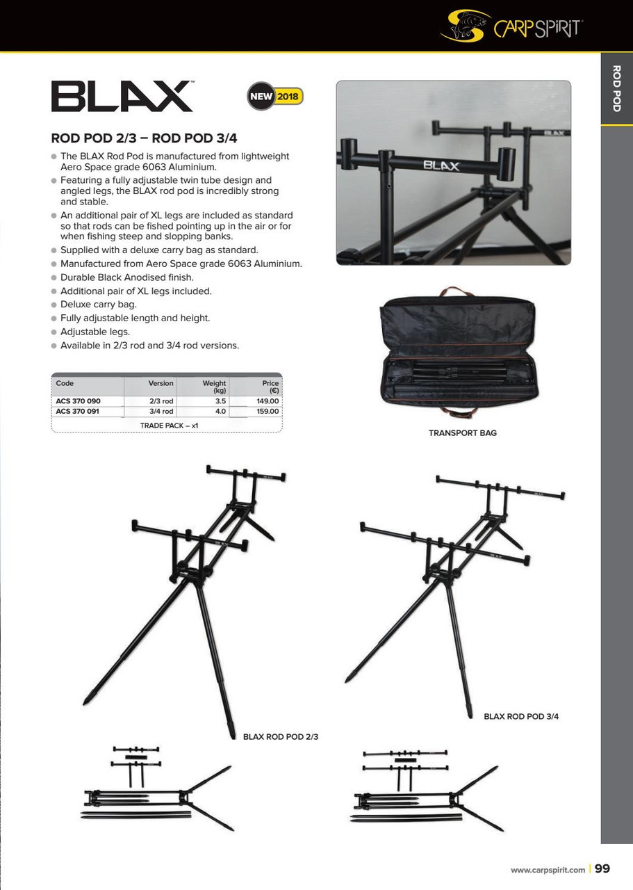 Род под Carp Spirit Blax Rod Pod Blax Rod Pod 3/4