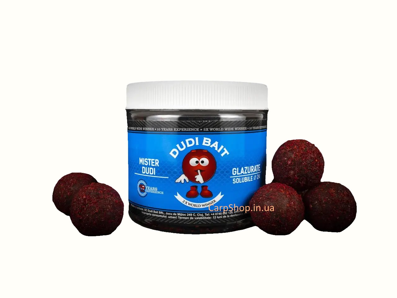 Бойли розчинні Mister Dudi Soluble Glazurate 20mm
