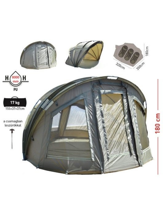 Карповий намет Carp Zoom Adventure 3+1 Bivvy