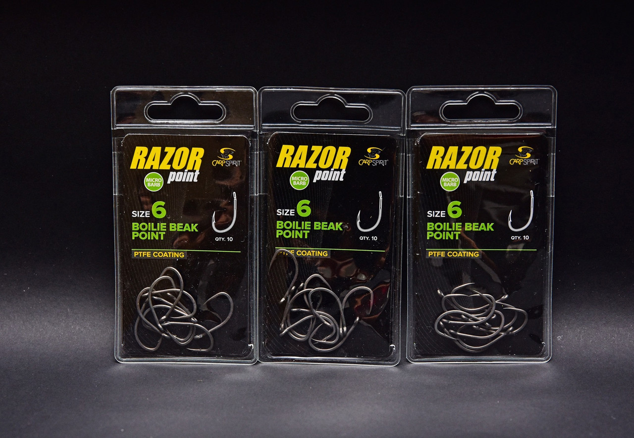 Крючки Carp Spirit Razor Boilie Beak Point, Size 8