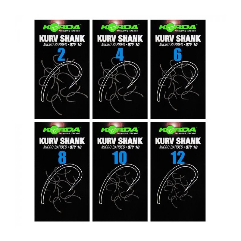 Гачки Korda Kurv Shank Hook No8
