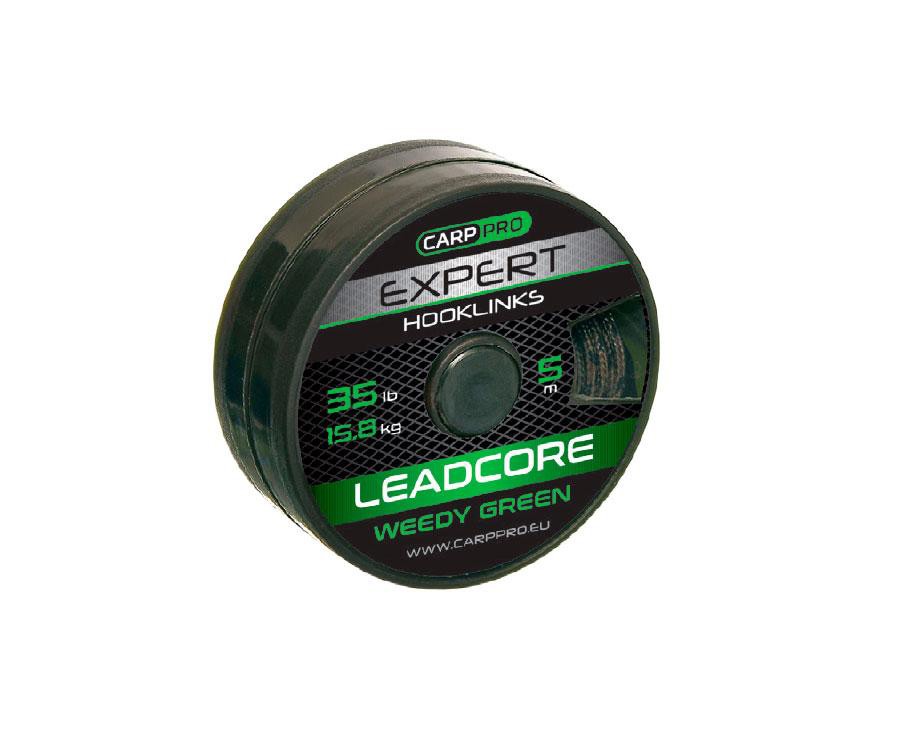 Льодкор зеленого кольору Carp Pro 5 м 45 lb