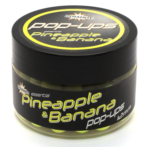 Бойли Dynamite baits Pop-Up Pineapple & Banana Fluro 12mm