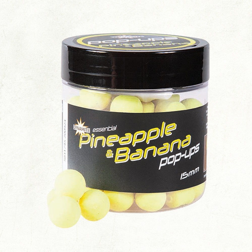 Бойли Dynamite baits Pop-Up Pineapple & Banana Fluro 12mm
