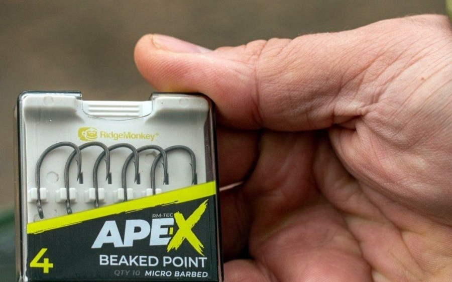 Крючки Ridge Monkey Ape-X Straight Point size 4