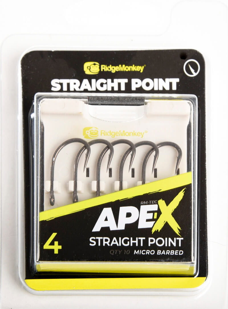 Крючки Ridge Monkey Ape-X Straight Point size 6