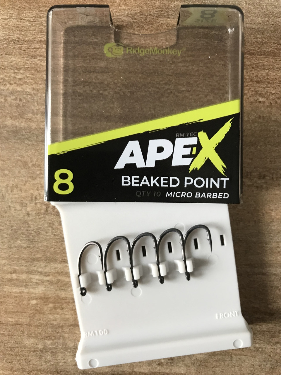 Крючки Ridge Monkey Ape-X Beaked Point size 8