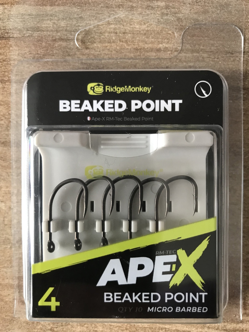 Крючки Ridge Monkey Ape-X Beaked Point size 8