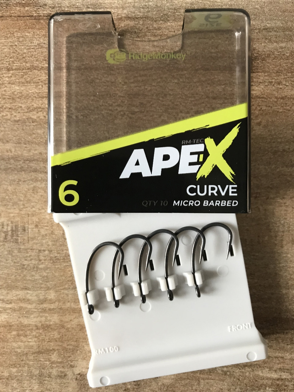 Крючки Ridge Monkey Ape-X Curve Barbed size 6