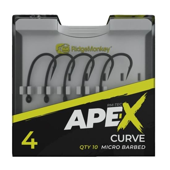 Крючки Ridge Monkey Ape-X Curve Barbed size 6
