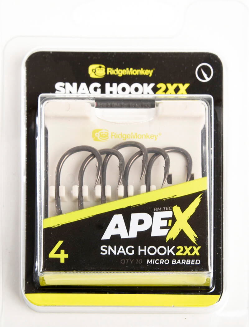 Гачки Ridge Monkey Ape-X Snag Hook 2XX size 6
