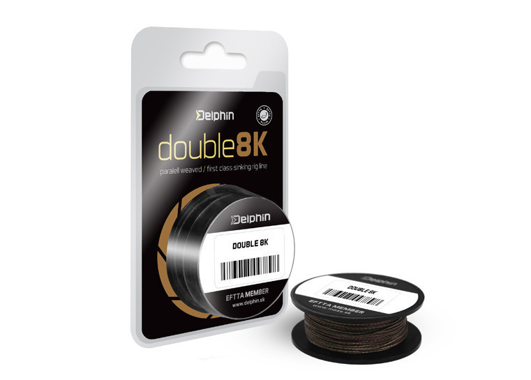 Повідцевий матеріал Delphin HOOK LINE DOUBLE 8K 20m камуфляж 15lbs