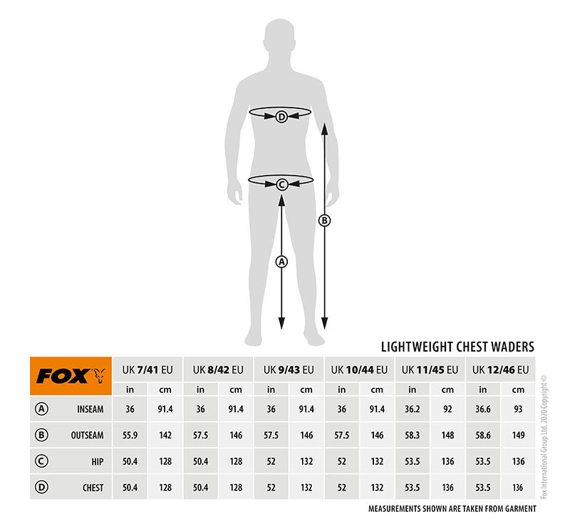 Камуфляжні полегшені вейдерси Fox Chunk Camo Lightweight Waders