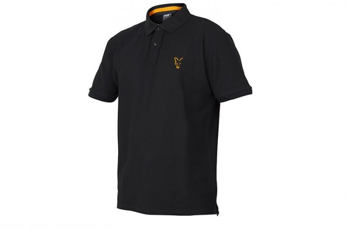 Футболка Fox Collection Orange and Black Polo Shirt S