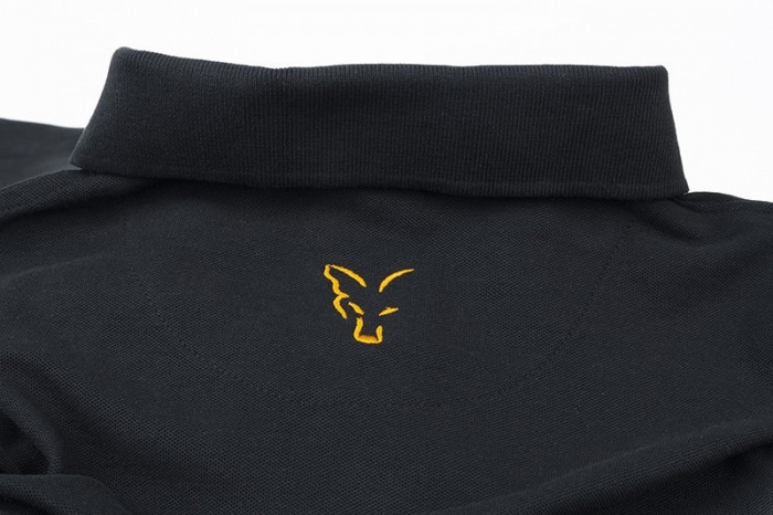 Футболка Fox Collection Orange and Black Polo Shirt S