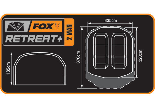 Намет Fox Retreat+ Ripstop Ventec 2man