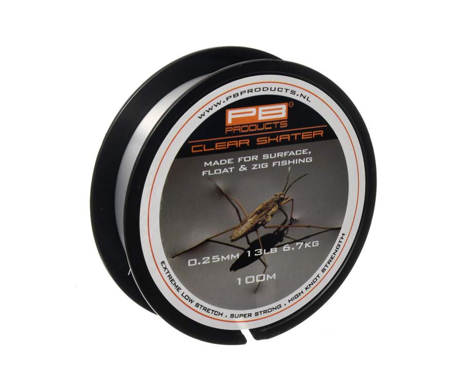 Зиг Риг волосінь PB Products Clear Skater 0.25 мм 100м