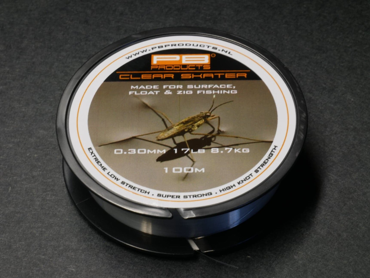 Зиг Риг волосінь PB Products Clear Skater 0.25 мм 100м