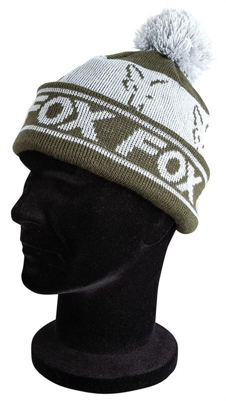 Шапка Fox Green Silver Lined Bobble Hat