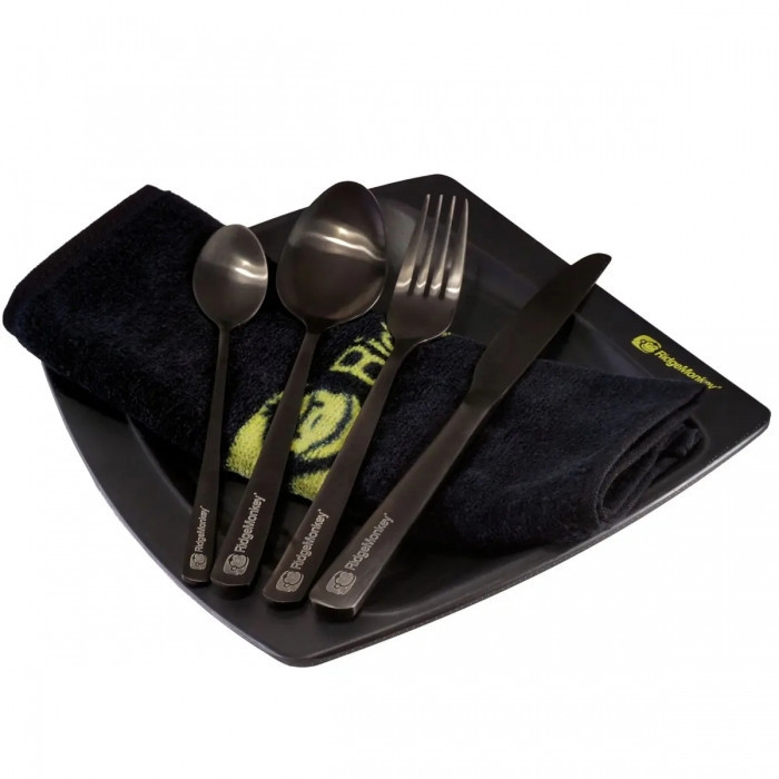 Набір посуду RidgeMonkey SQ DLX Plate Set Standard