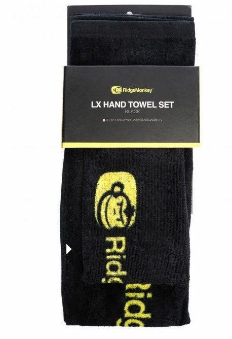 Набір рушників для рук Ridge Monkey LX Hand Towel Set Black