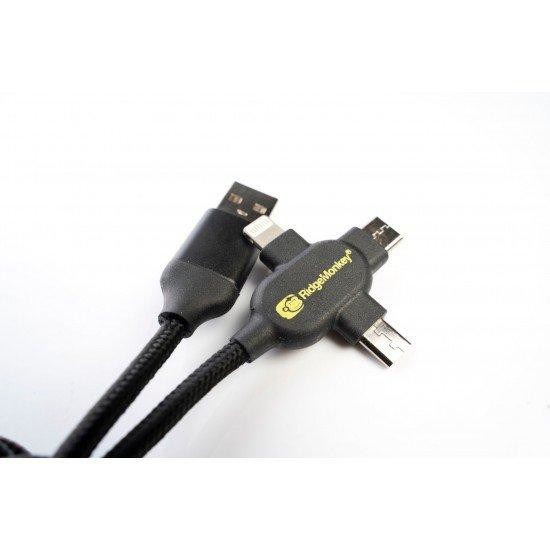 Кабель для заряджання Ridge Monkey Vault USB-A to Multi Out Cable 1 метр