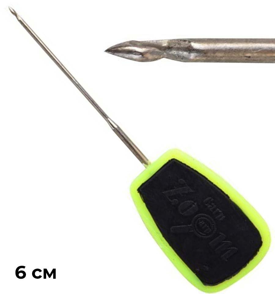 Тонка бойлова голка із зазубриною Carp Zoom Boilie Needle 6 см