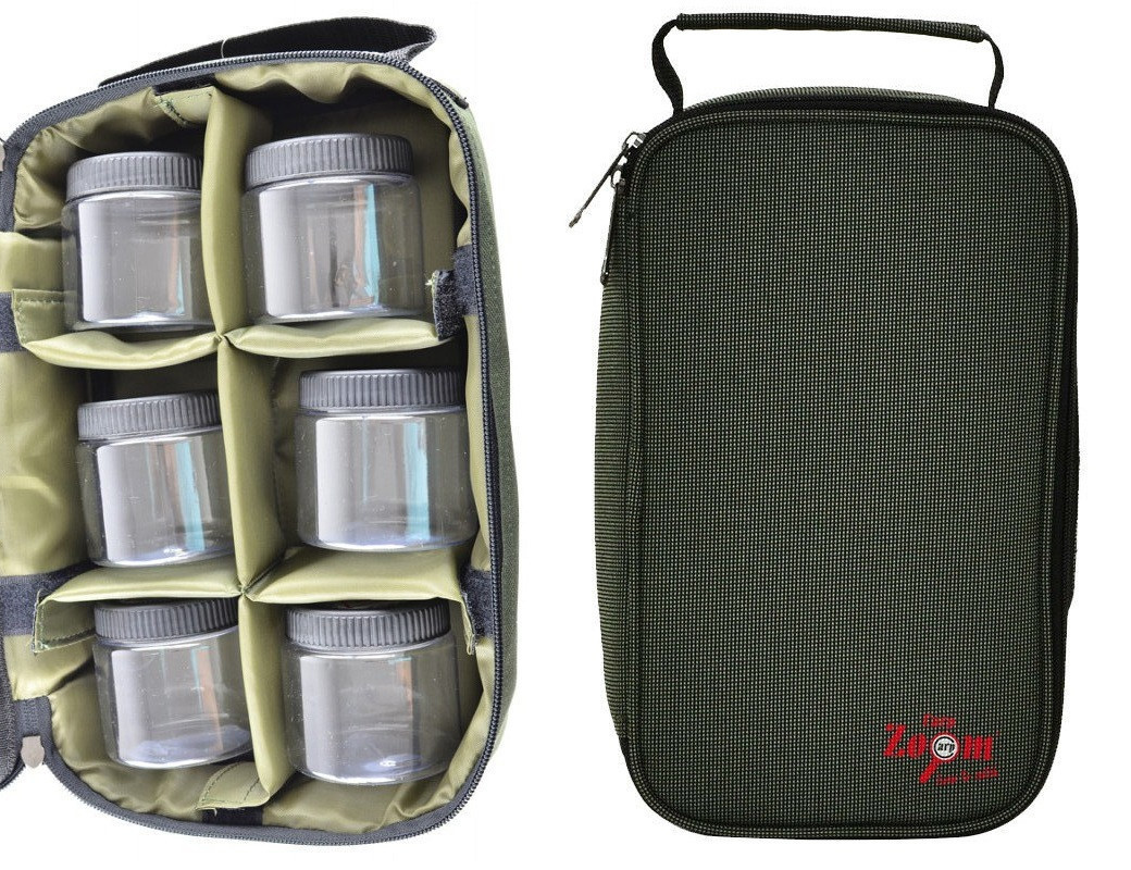Сумка для насадок і дипів Carp Zoom Dip Bag (6 банок у комплекті)