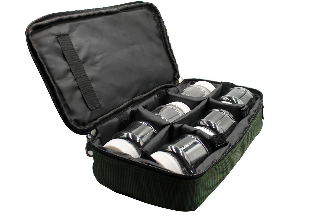 Сумка для насадок і дипів Carp Zoom Dip Bag (6 банок у комплекті)
