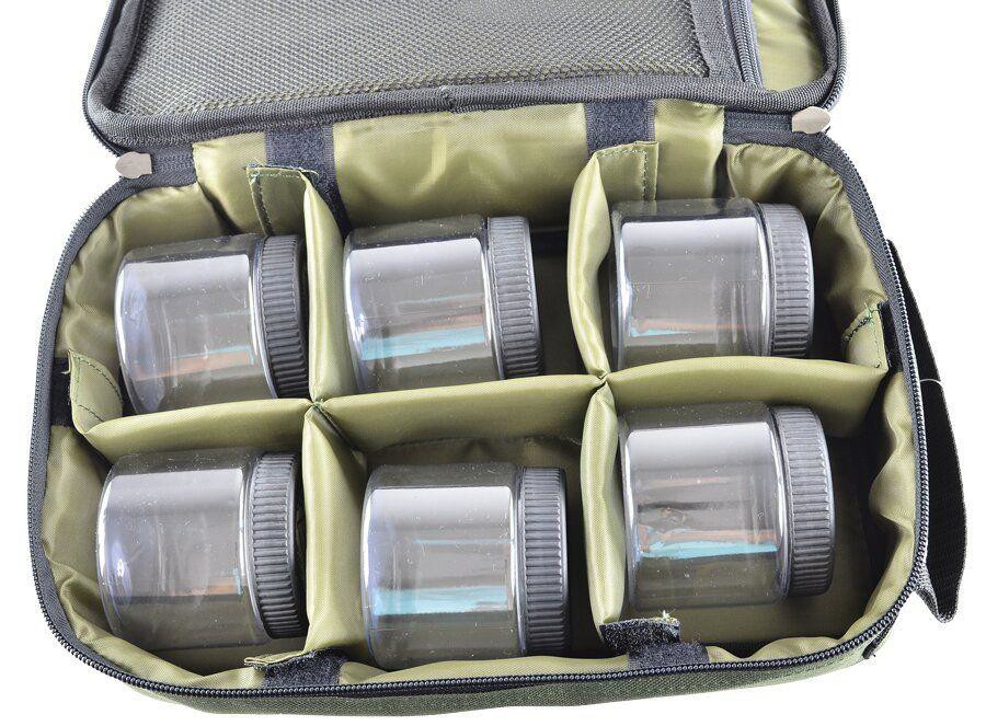 Сумка для насадок і дипів Carp Zoom Dip Bag (6 банок у комплекті)