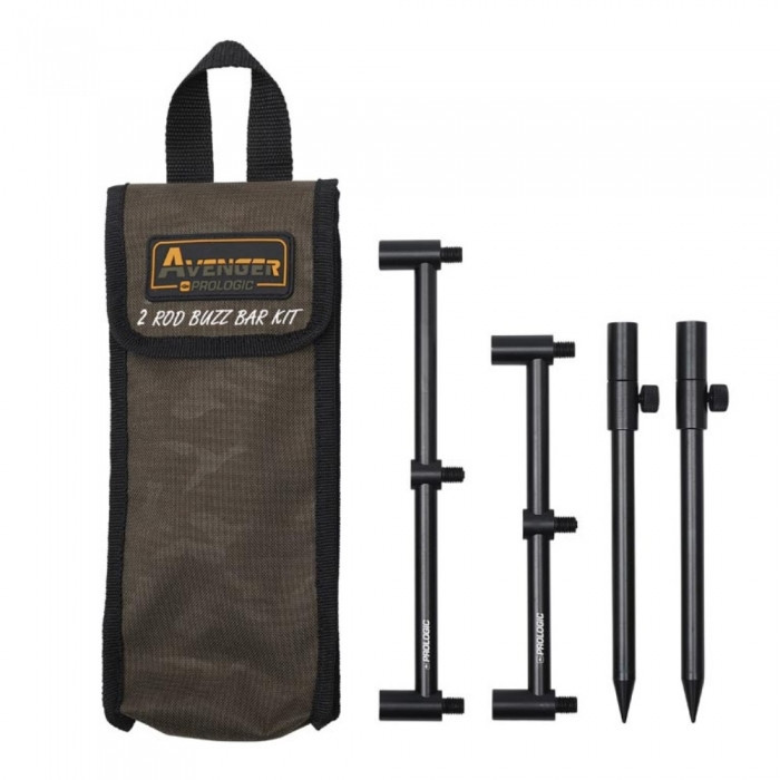 Буз бари зі стійками Prologic Avenger Buzz Bar Kit 2 Rods 20-34cm
