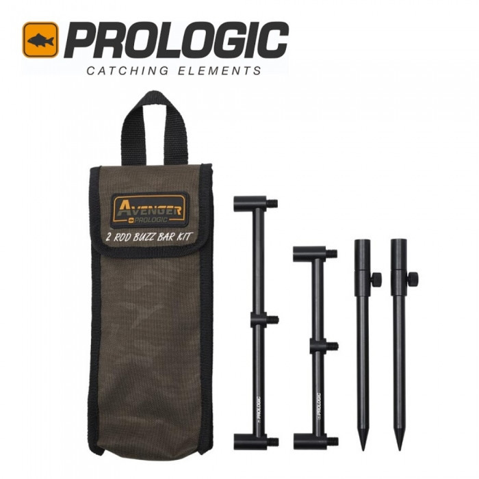Буз бари зі стійками Prologic Avenger Buzz Bar Kit 2 Rods 20-34cm
