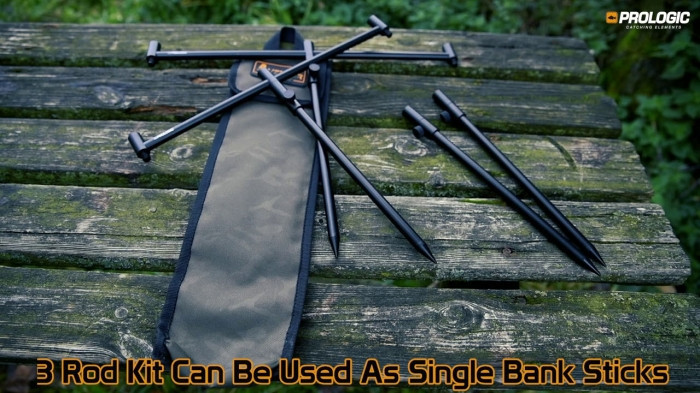 Буз бари зі стійками Prologic Avenger Buzz Bar Kit 2 Rods 20-34cm