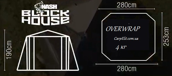 Зимовий накид Nash BlockHouse Overwrap