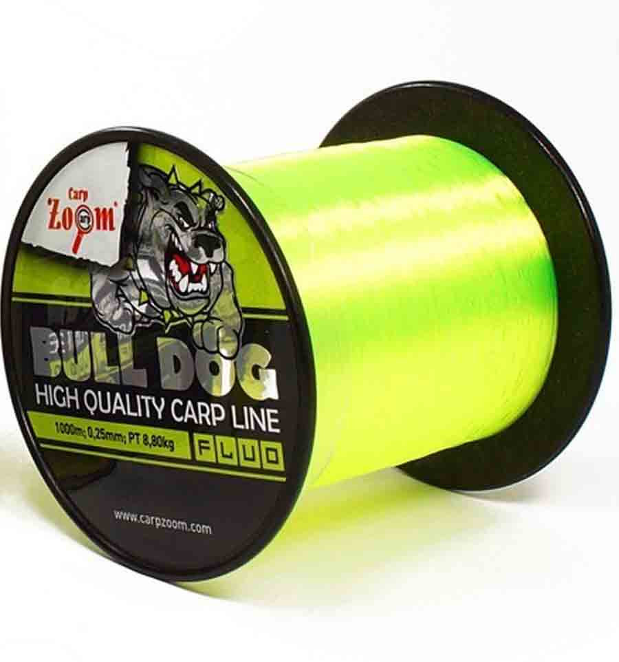 Волосінь Carp Zoom Bull-Dog Fluo Carp Line 1000m  0,35mm 15,45kg