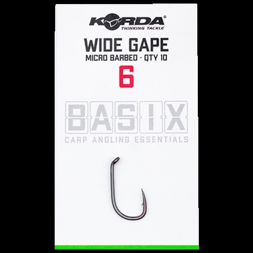 Гачки Korda Basix Wide Gape Hooks Size 6
