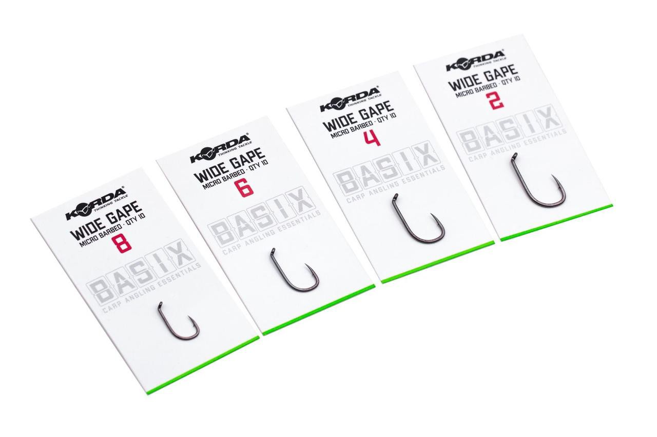 Гачки Korda Basix Wide Gape Hooks Size 6