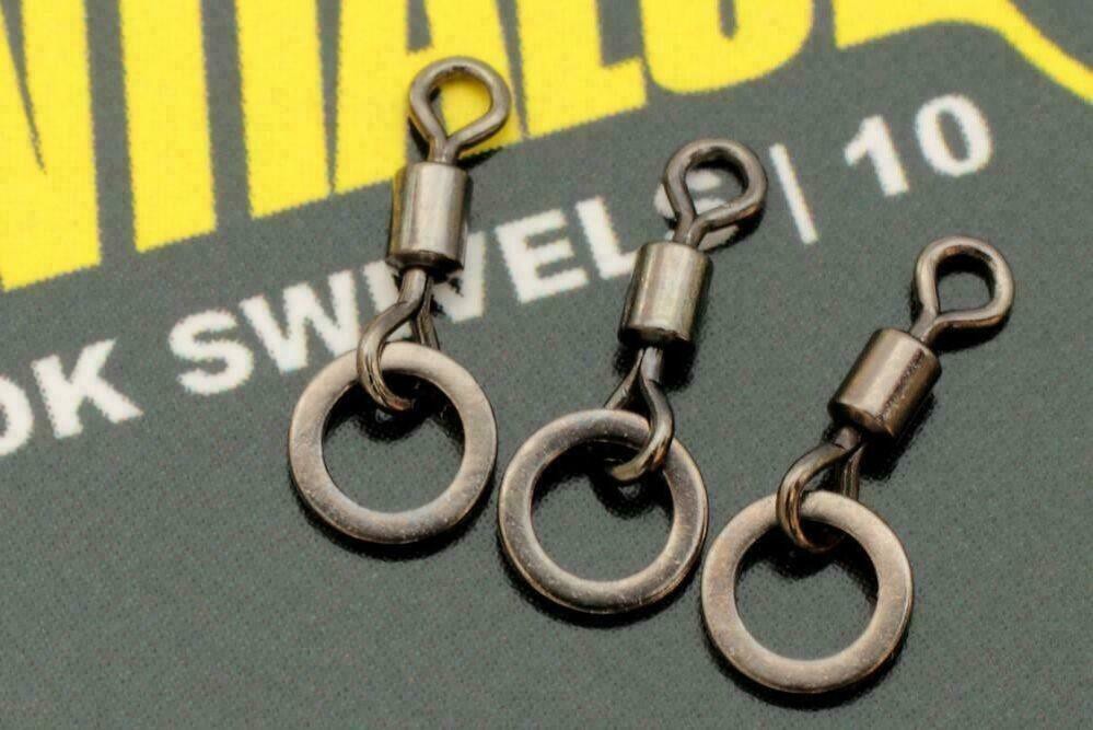 Вертлюг мікро з кільцем Korda Micro Rig Ring Swivel Large