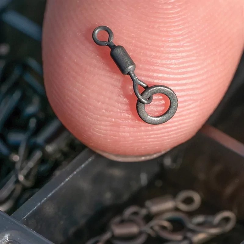 Вертлюг мікро з кільцем Korda Micro Rig Ring Swivel Medium