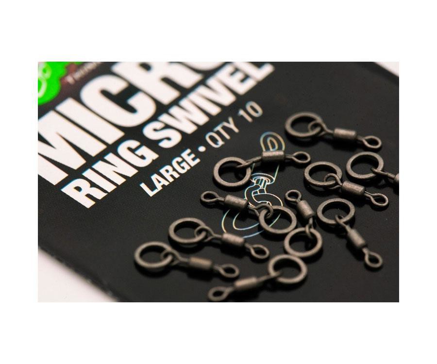 Вертлюг мікро з кільцем Korda Micro Rig Ring Swivel Medium