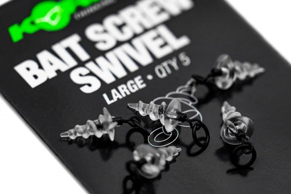Гвинт для кріплення бойла з мікрокільцем Korda Bait Screw Swivel Micro Ring