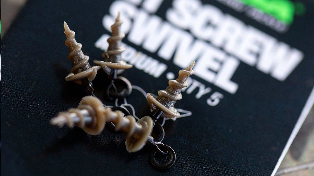 Гвинт для кріплення бойла з мікрокільцем Korda Bait Screw Swivel Micro Ring